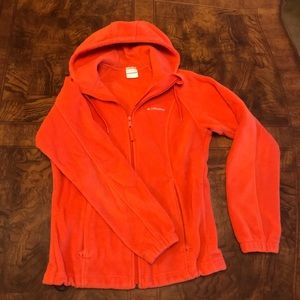 Orange Columbia Fleece